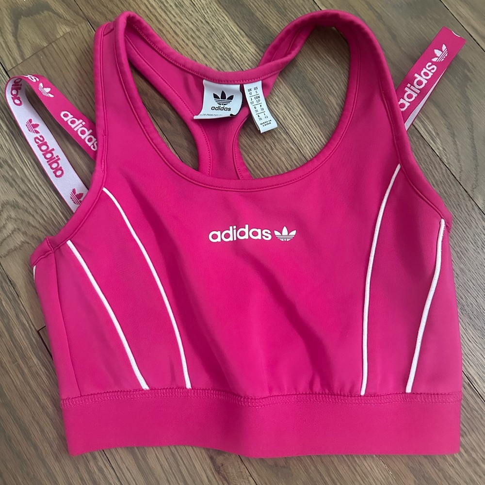 Adidas Pink Sports Bra - Picture 1 of 2